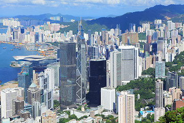 Image showing Hong Kong commercial district