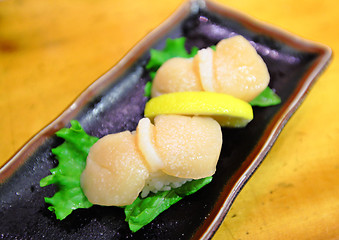 Image showing Scallop sushi