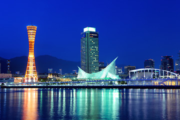 Image showing Kobe skyline at night