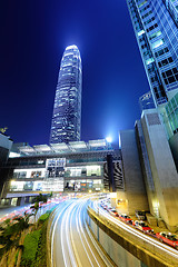 Image showing Hong Kong city with roadway