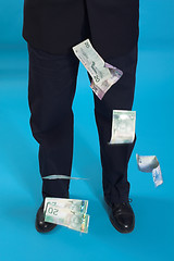 Image showing businessman and money