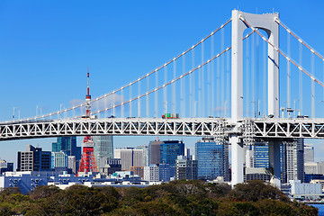 Image showing Tokyo skyline