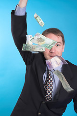 Image showing businessman and money