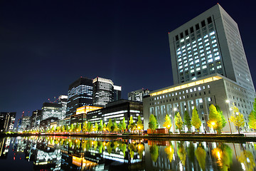 Image showing Business district in Tokyo