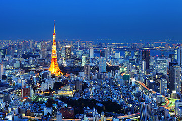 Image showing Tokyo cityscape