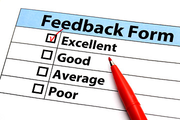 Image showing Feedback form