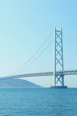 Image showing Suspension bridge in Kobe