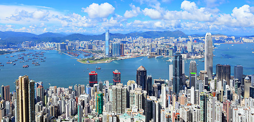 Image showing Hong Kong skyline