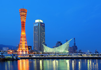 Image showing Kobe at night