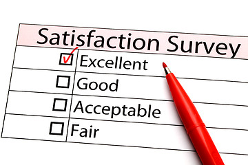 Image showing Satisfaction survey