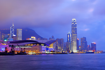 Image showing Hong Kong at night