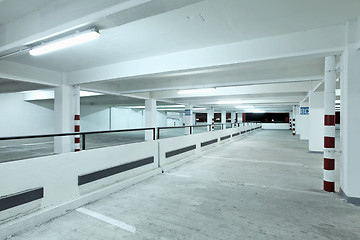 Image showing Indoor carpark