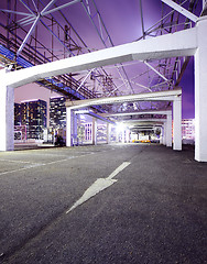 Image showing Outdoor parking