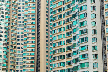 Image showing Apartment block in Hong Kong