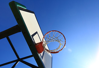 Image showing Basketball hoop