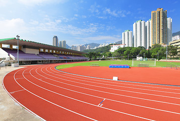 Image showing Sport running field