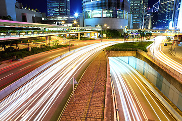 Image showing Busy traffic in Hong Kong