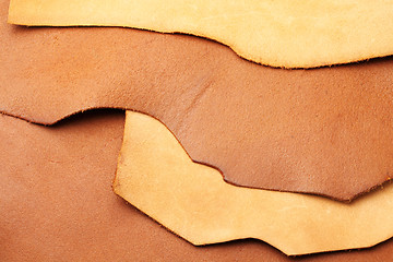 Image showing Leather fabric