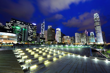 Image showing Hong kong financial district