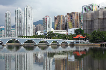 Image showing Residential district in Hong Kong