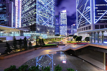 Image showing Hong Kong commercial district