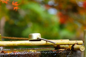 Image showing Ladle in Japanese temple