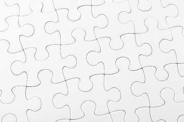 Image showing White puzzle