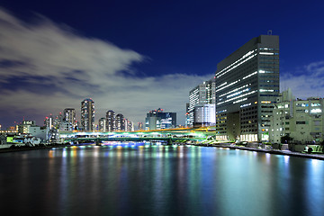 Image showing Tokyo city at night