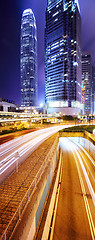 Image showing Hong Kong skyline at night