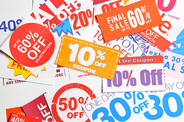 Image showing Group of coupon