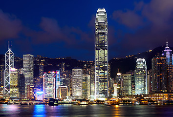 Image showing Hong Kong at night