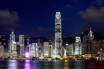 Image showing Hong Kong at night