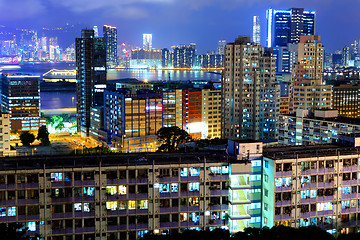 Image showing Hong Kong cityscape at night