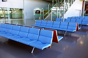 Image showing Empty seat in airport