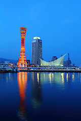 Image showing Kobe city at night