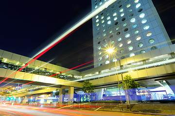 Image showing Busy traffic in city