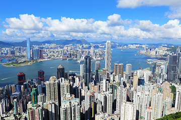 Image showing Hong Kong financial district