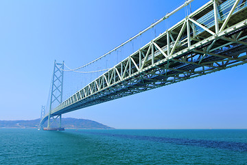 Image showing Akashi Kaikyo bridge