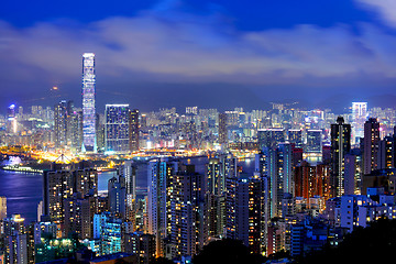 Image showing Hong Kong night