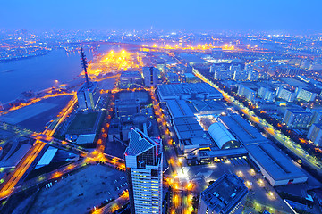 Image showing Osaka cityscape