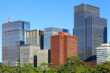 Image showing Commercial district in Tokyo