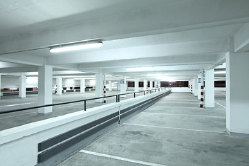 Image showing Indoor parking lot