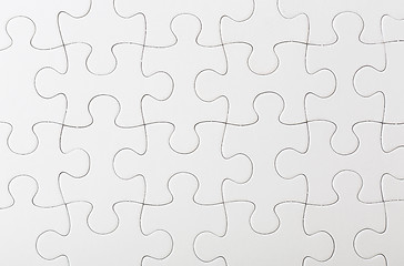 Image showing White puzzle