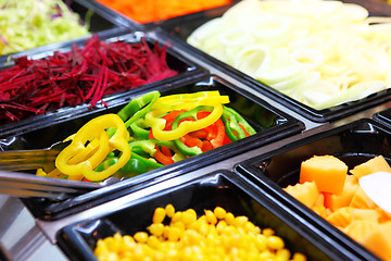 Image showing Salad bar