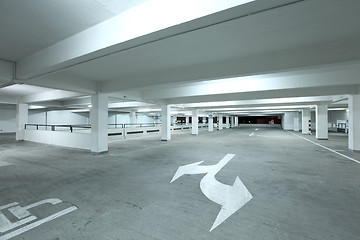 Image showing Empty parking lot