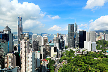 Image showing Hong Kong skyline