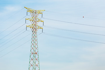 Image showing Power transmission tower