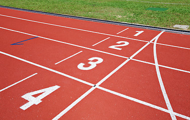 Image showing Running track 