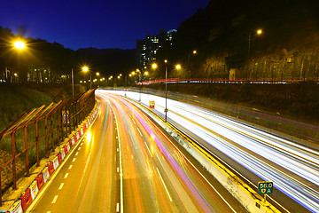 Image showing Traffic in urban city