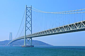 Image showing Suspension bridge in Kobe 